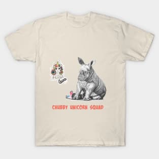 Chubby Unicorn Squad T-Shirt